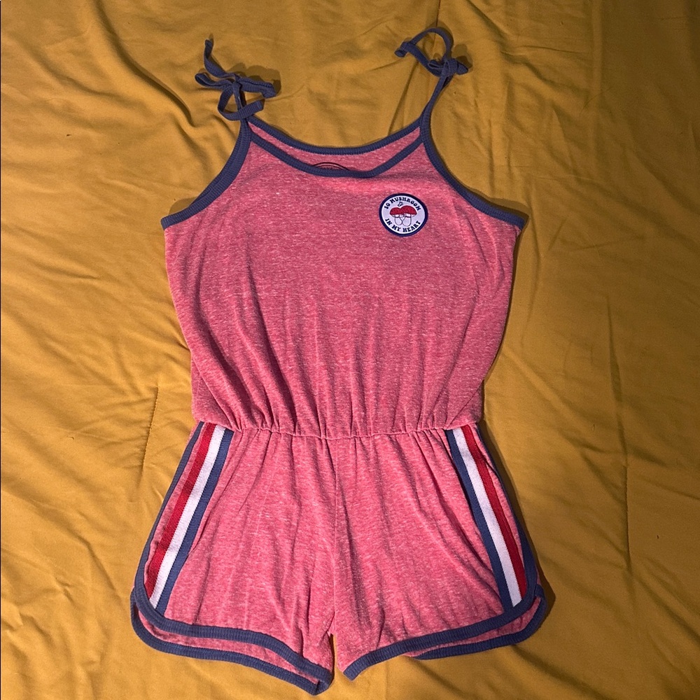 Tiny Whales Mushroom Romper